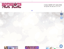 Tablet Screenshot of hotshotsphotoboothrental.com